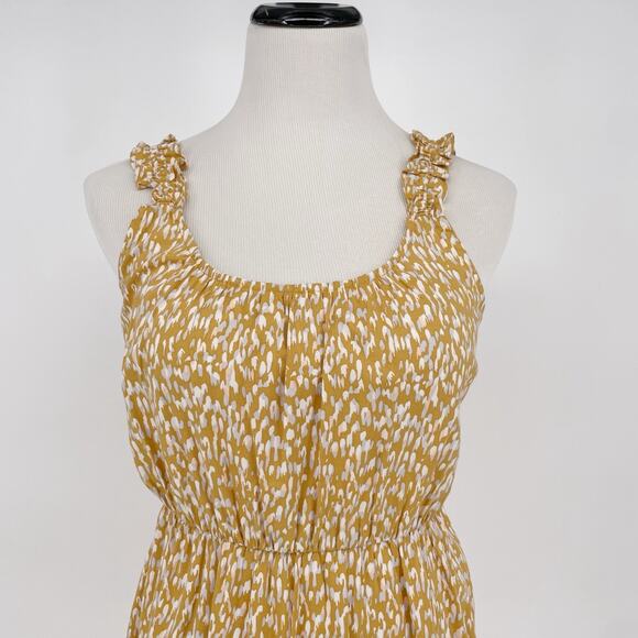 Banana Republic Womens Dress Size XS Floral Sleeveless Ruffle Fit & Flare Summer - Picture 4 of 5